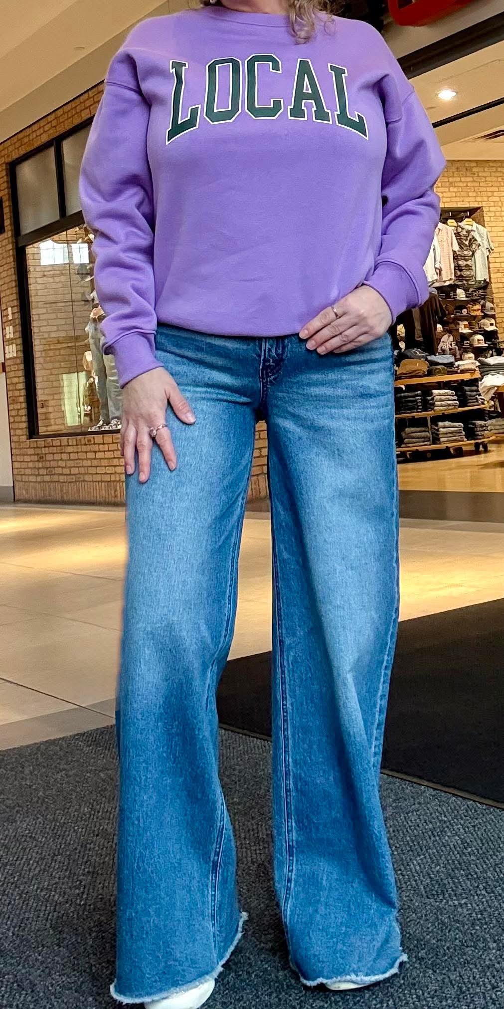 Downtown Darling Wide Leg Denim