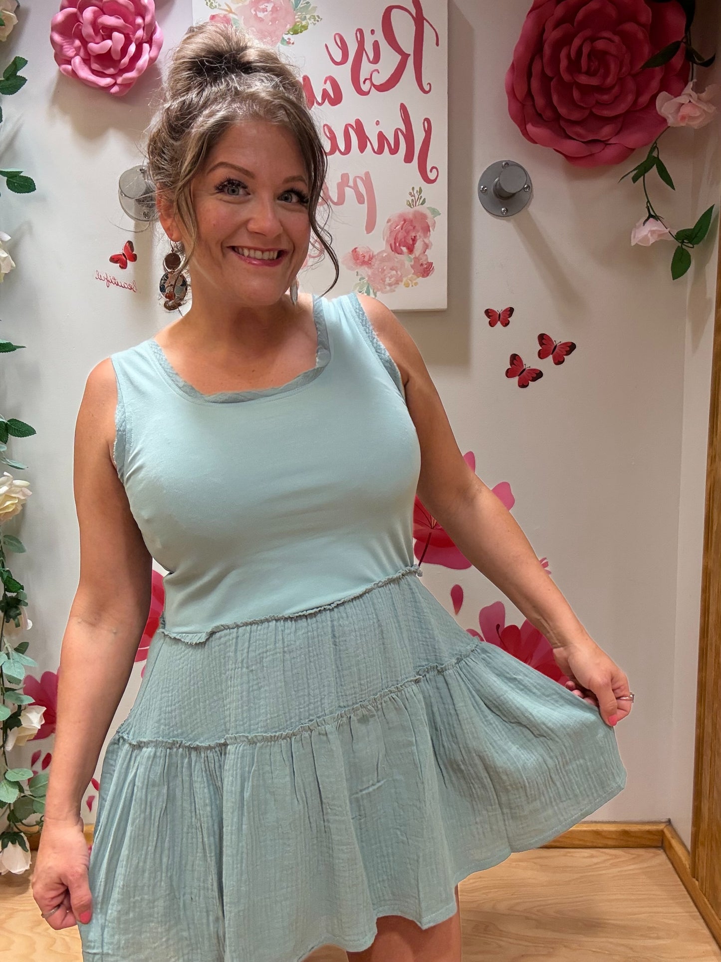 Sweet Talk Ruffle Mini Dress