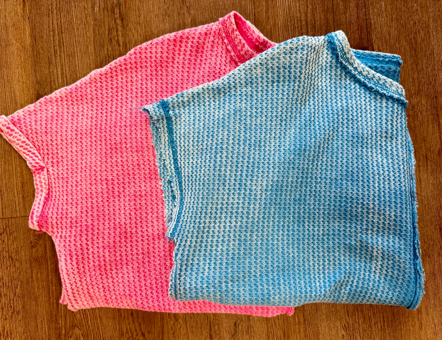 Baby Waffle Short Sleeve Top