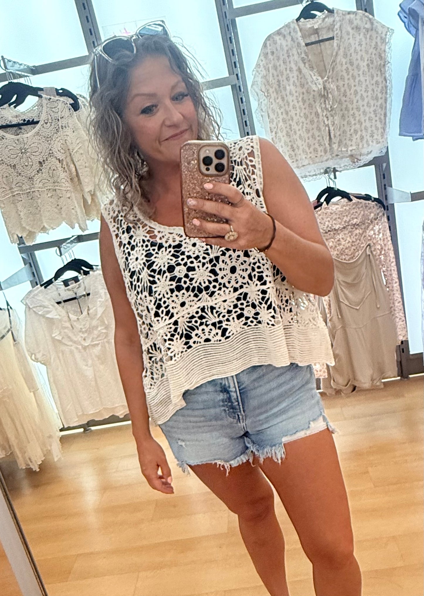 Bloom Babe Crochet Tank