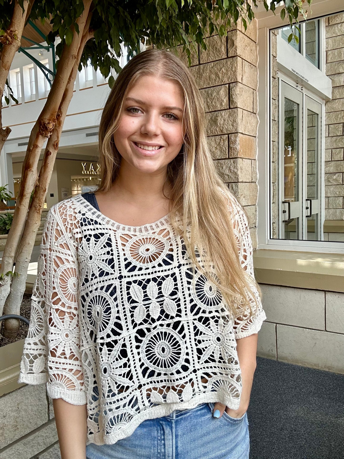 Prairie Sky Knit Top