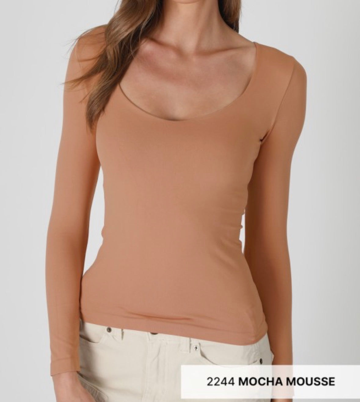 Clean Lines Sweetheart Long Sleeve