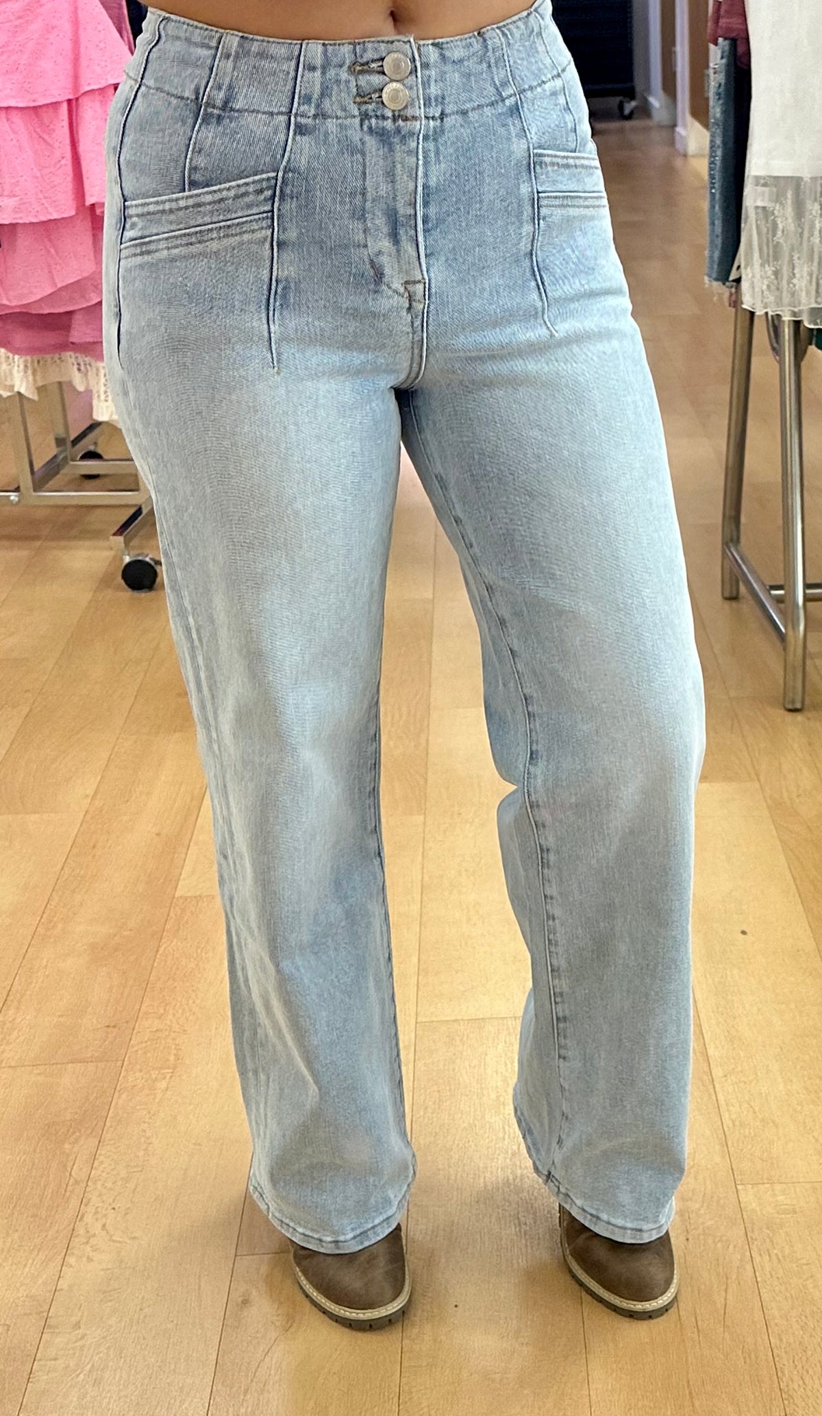 Washed Away Wide Leg Jeans