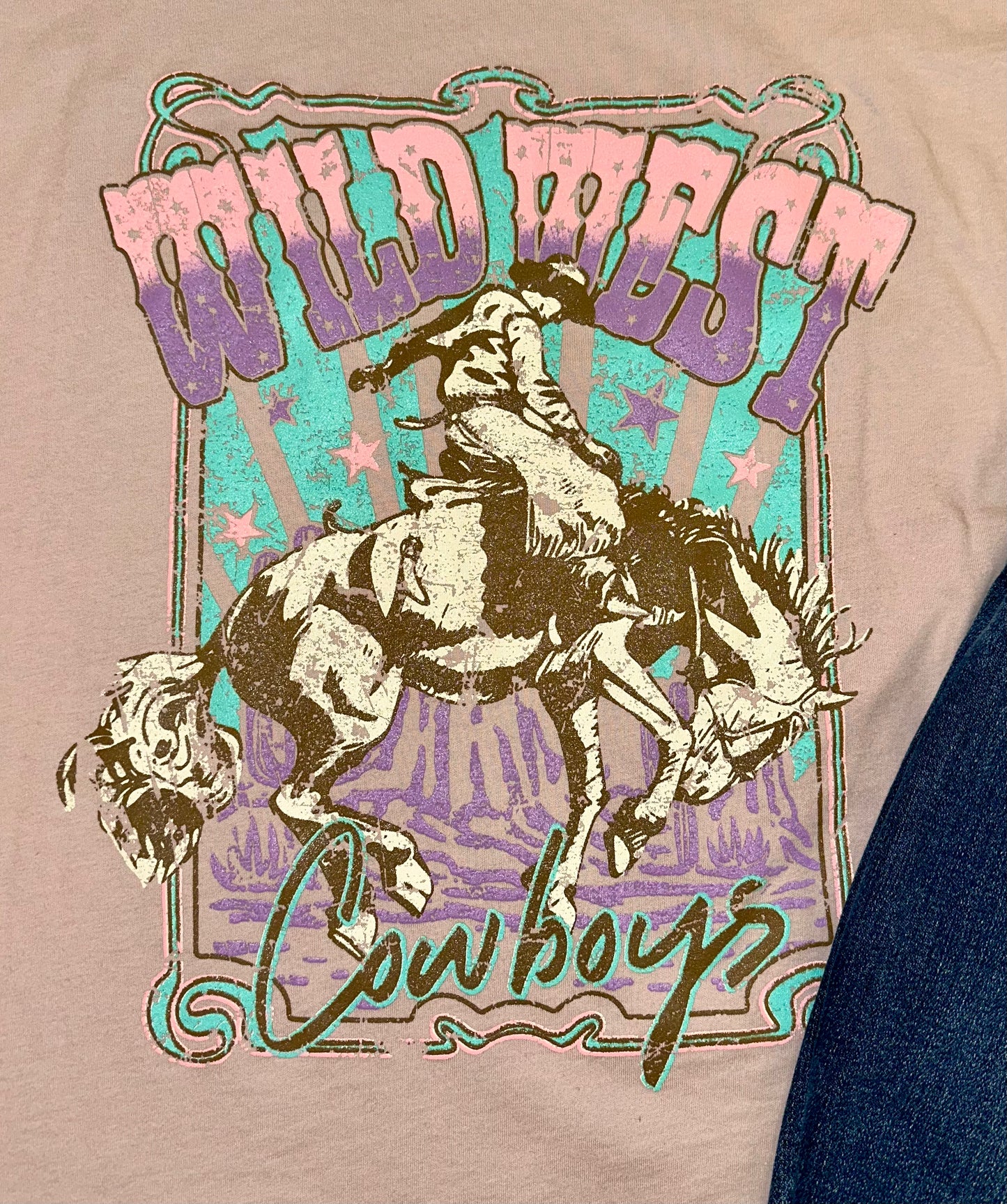 "Wild West, Cowboys" Graphic