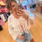 Bloom & Tie Crochet Cardigan