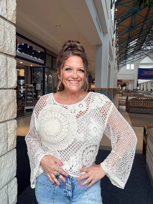 Boho Honey Knit Top