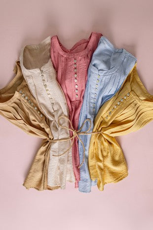 Pintuck Darling Sleeveless Top