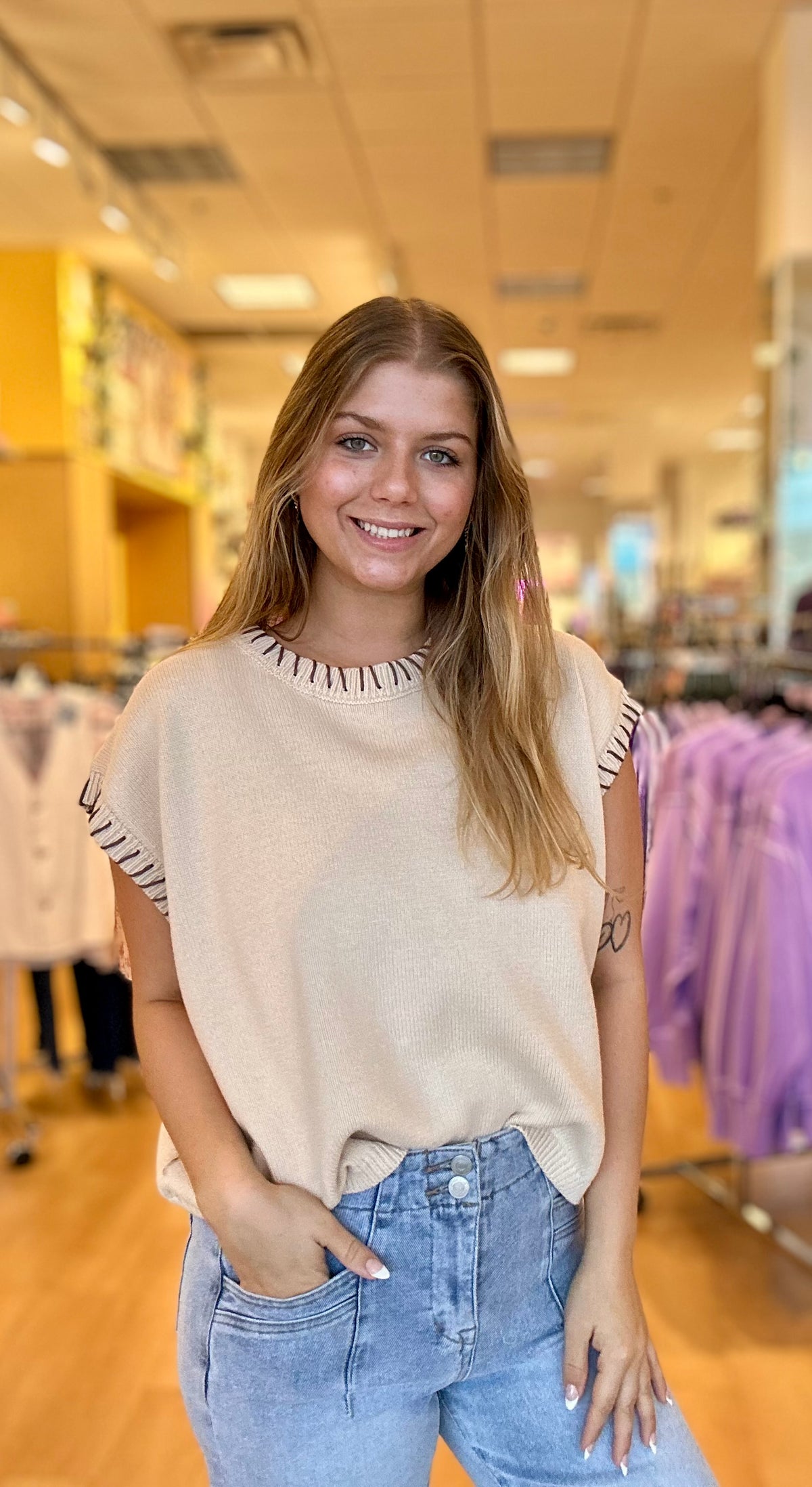Cozy Stitch Sweater Vest