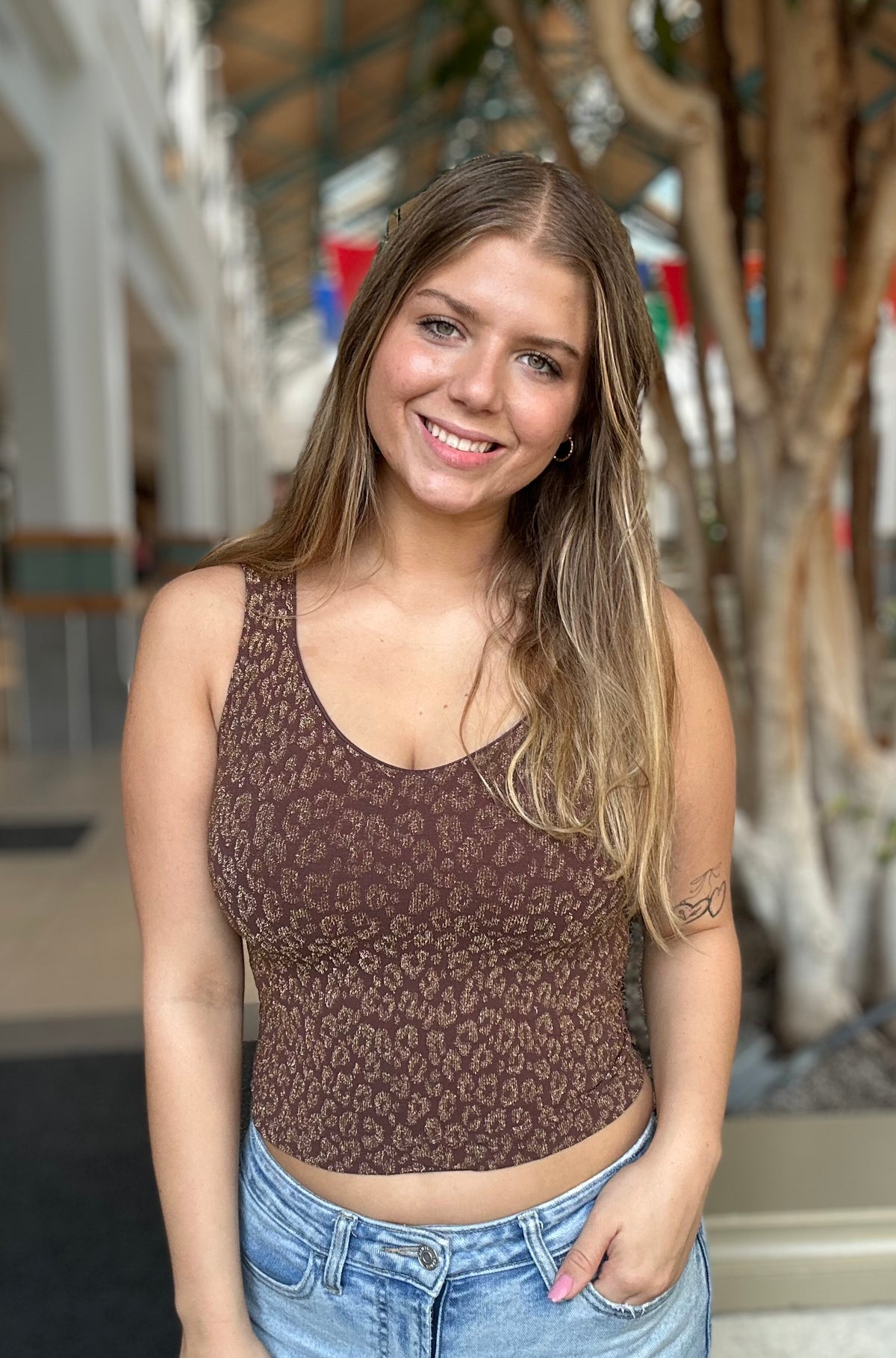 Fierce & Flirty Lurex Tank