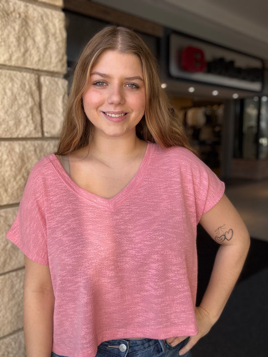 The Everyday Drop-Shoulder Crop