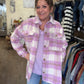 Lavender Happy Fave Fuzzy Jacket