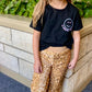 Girls Flare Sparkly Party Pants