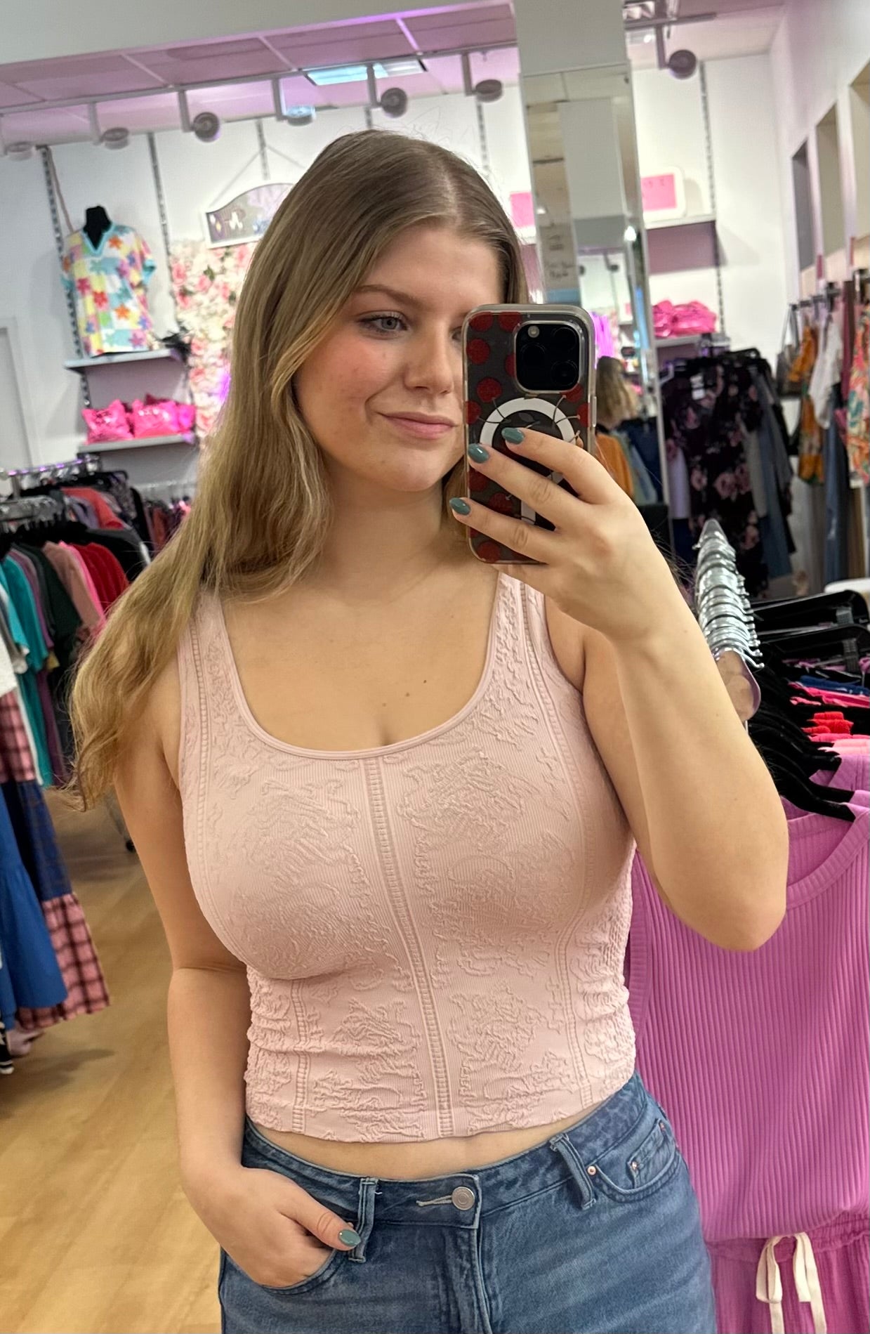 Two Ways Lace Reversible Top
