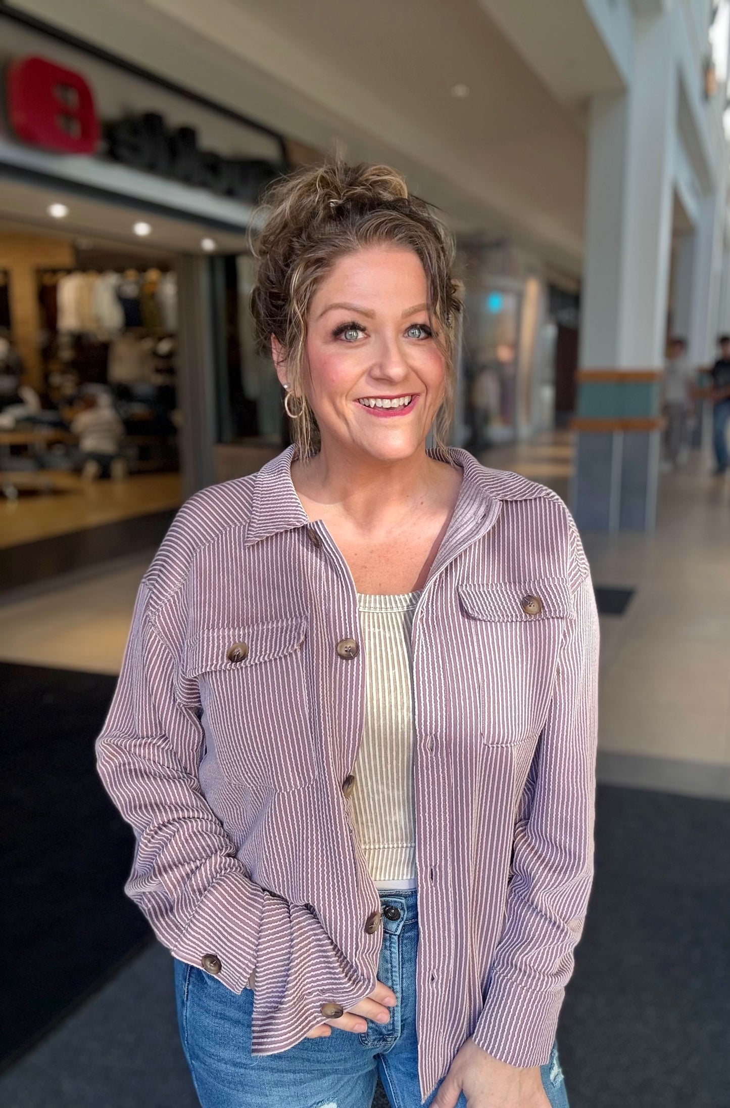 Buttoned Up Babe Knit Top