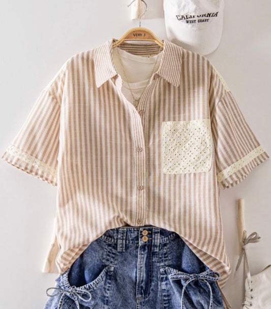 Sunshine Stroll Oversized Top