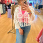 Bloom & Tie Crochet Cardigan