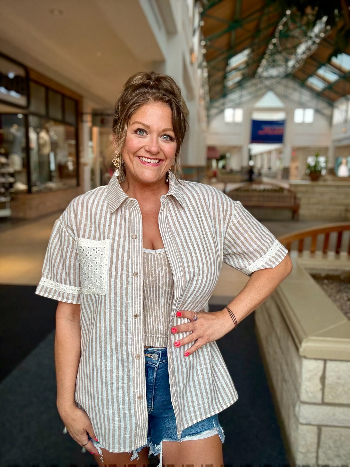 Sunshine Stroll Oversized Top