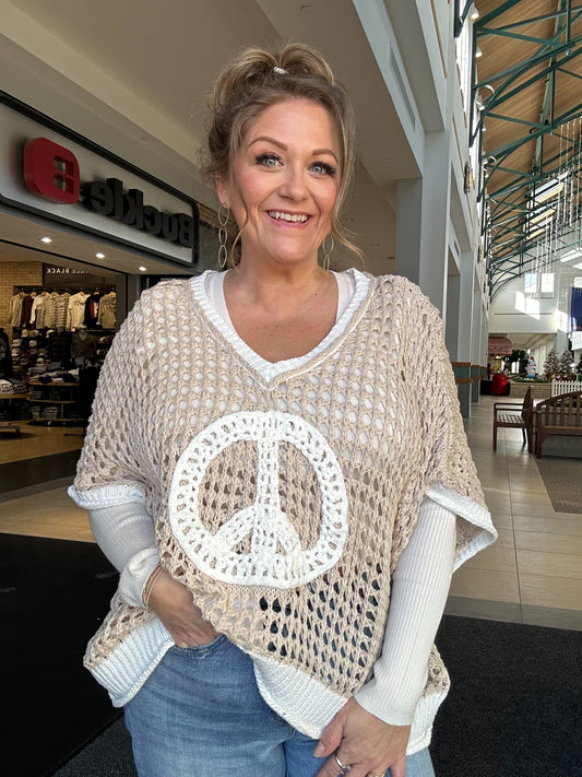Crochet Peaceful Vibes Top