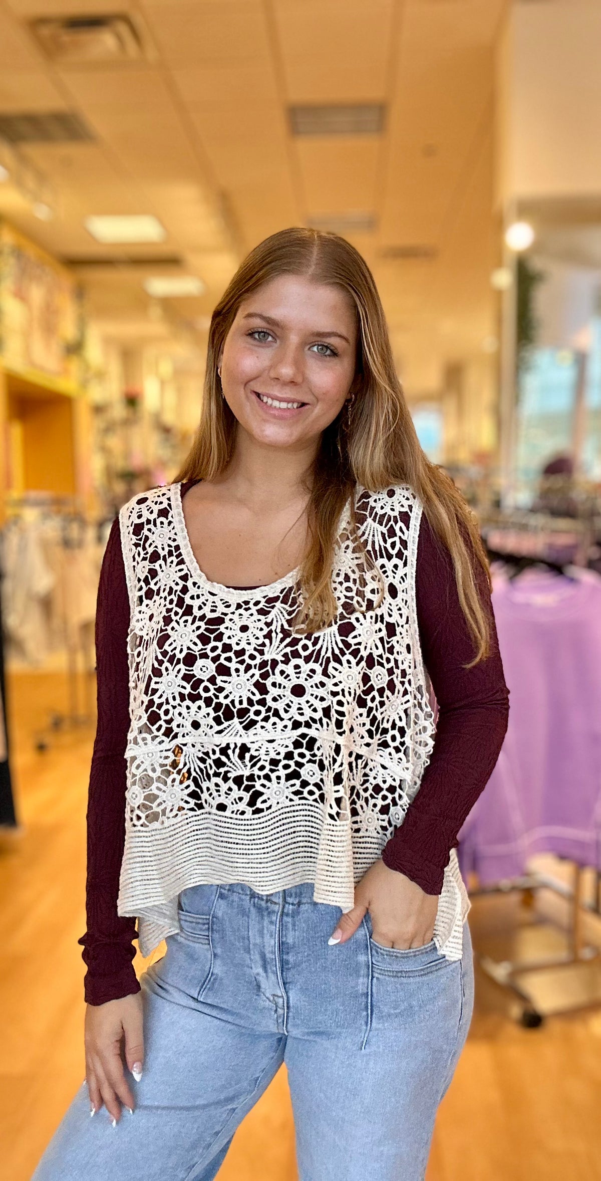 Bloom Babe Crochet Tank