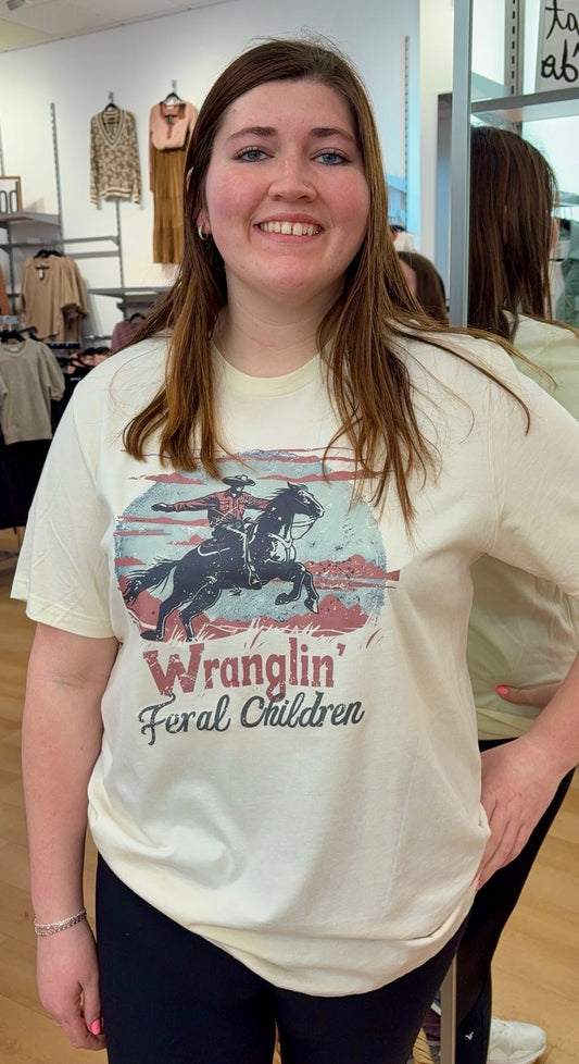 "Wranglin' Feral Children" T-Shirt