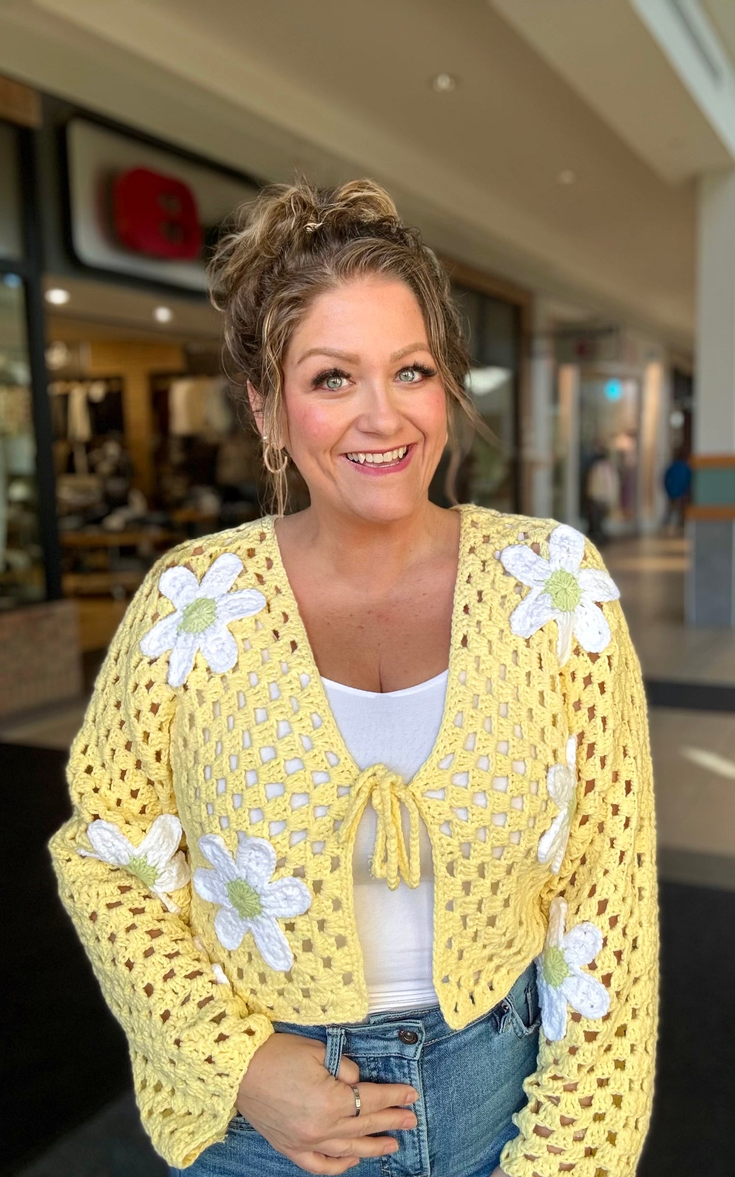 Sweet Daisy Stitch Cardigan