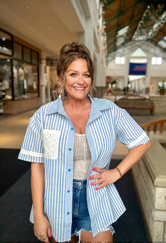 Sunshine Stroll Oversized Top