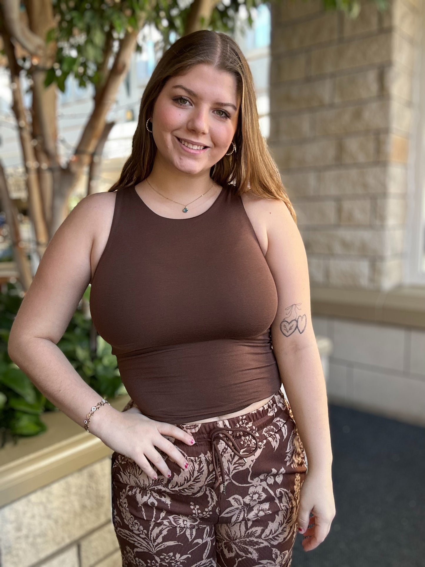 Premium Rayon Double Layered Round Neck Tank Top
