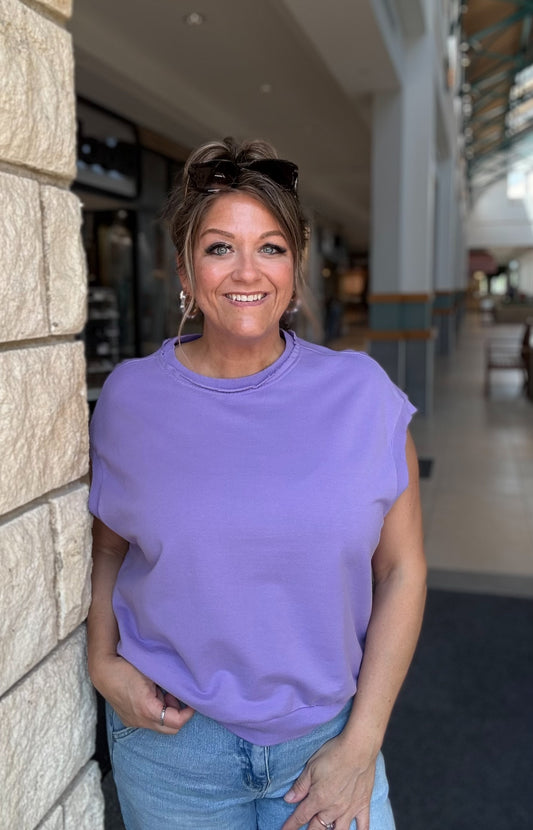Lavender Dreams Sleeveless Top