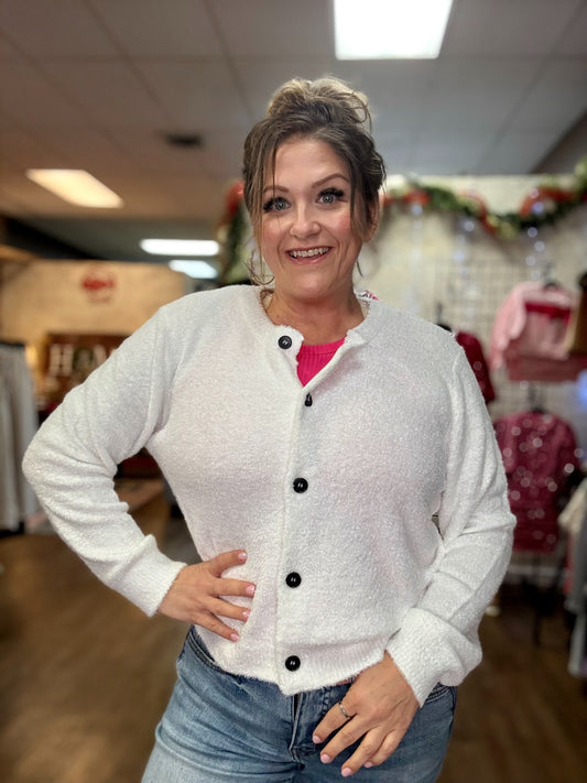 5 button sweater cardigan