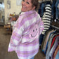 Lavender Happy Fave Fuzzy Jacket