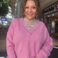 Casual Comfy Soft V-Neck Knit Top