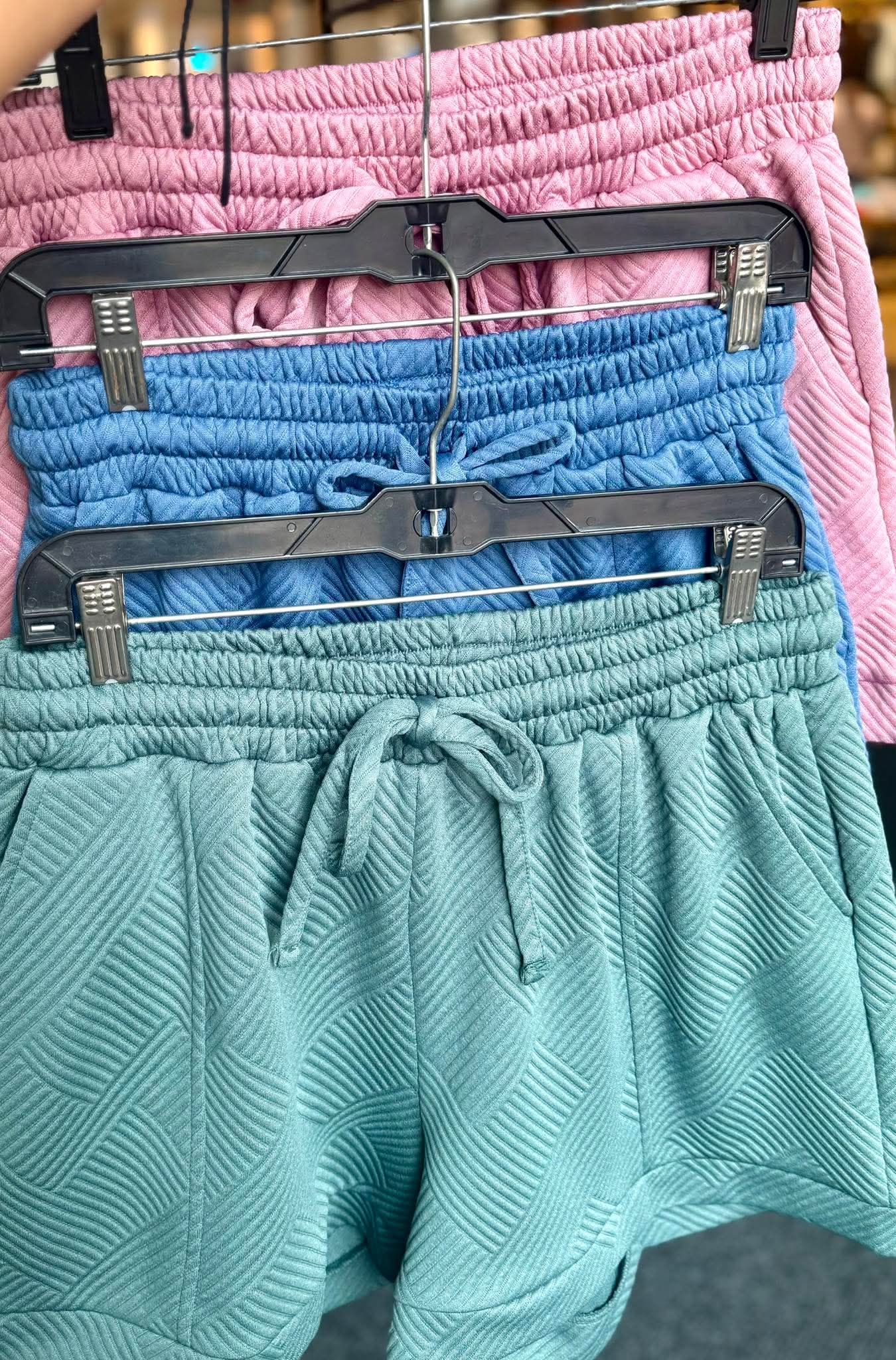 Easy Day Textured Shorts