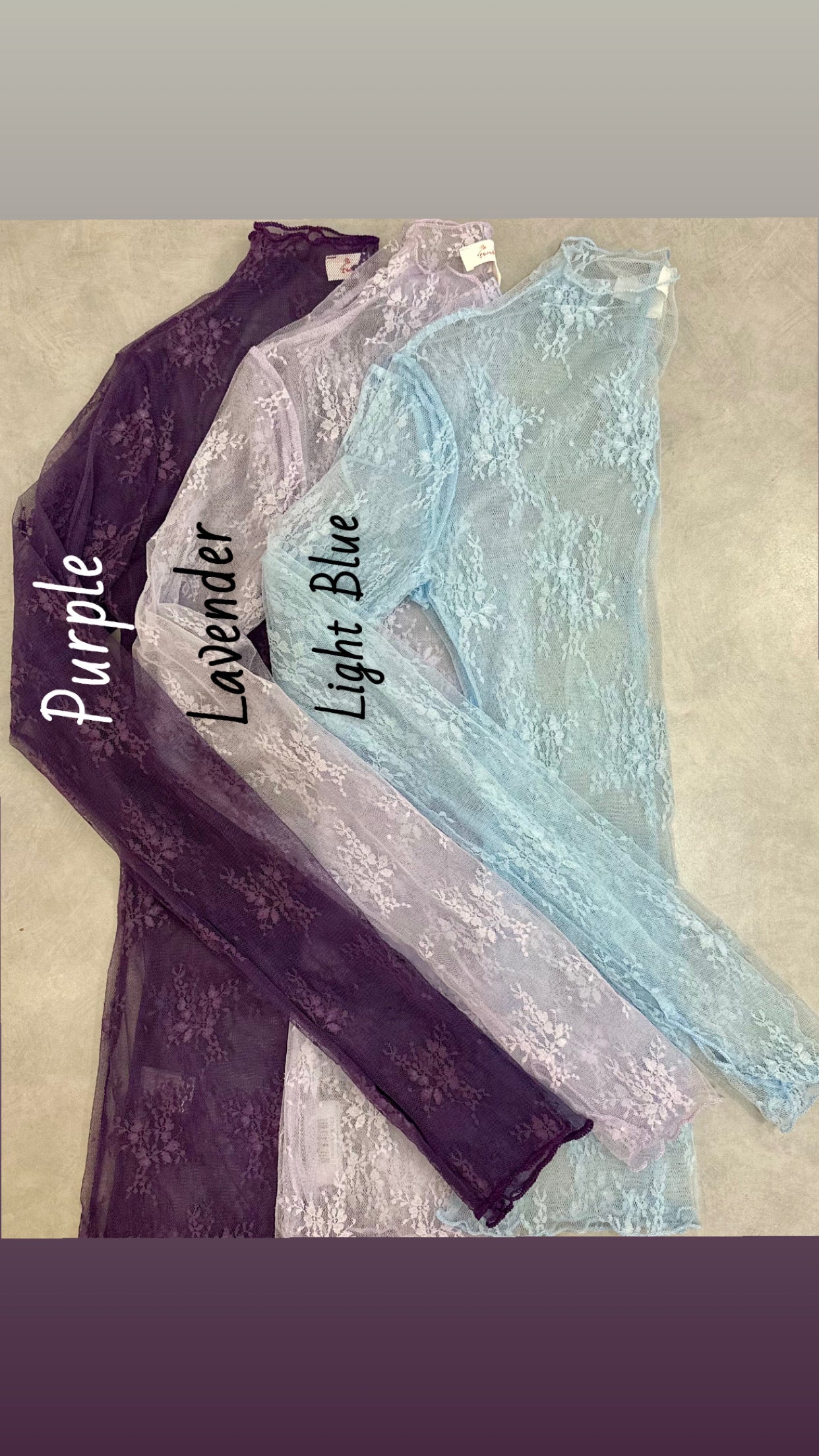 Mesh Lace High Neck Design Long Sleeve Fitted Top