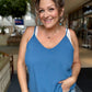 2 Layered Rayon Woven Cropped Cami