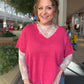 Loose Fit Low Gauge Distressed Sweater Top