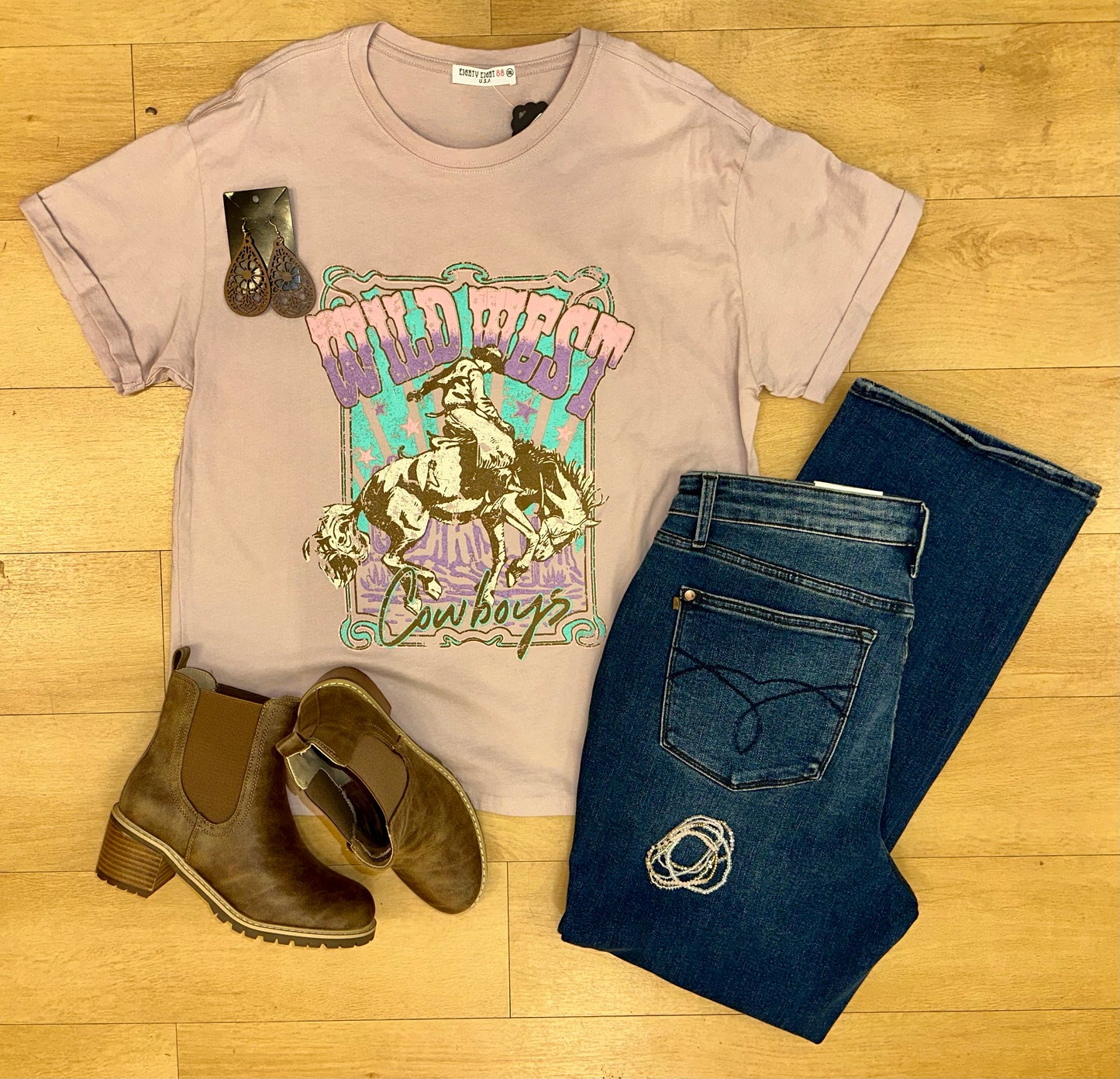 "Wild West, Cowboys" Graphic