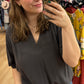 ZENANA V-Neck Blouse
