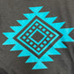 Electric Turquoise Aztec Tee