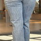 Judy Blue Mid Rise Distressed Jeans