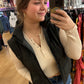 Puffer vest with pockets