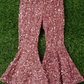 Girls Flare Sparkly Party Pants