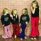 Girls Flare Sparkly Party Pants