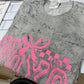 "XOXO" Acid Wash T-Shirt -CG